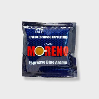 Kaffeepad Moreno Caffè Espresso Blue Arome, einzeln verpackt