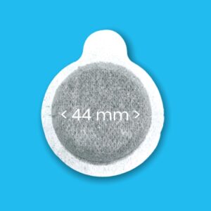 ESE Pad mit Angabe des Durchmessers (44mm)